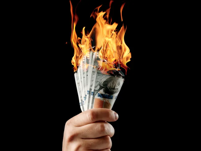 Burning money 1